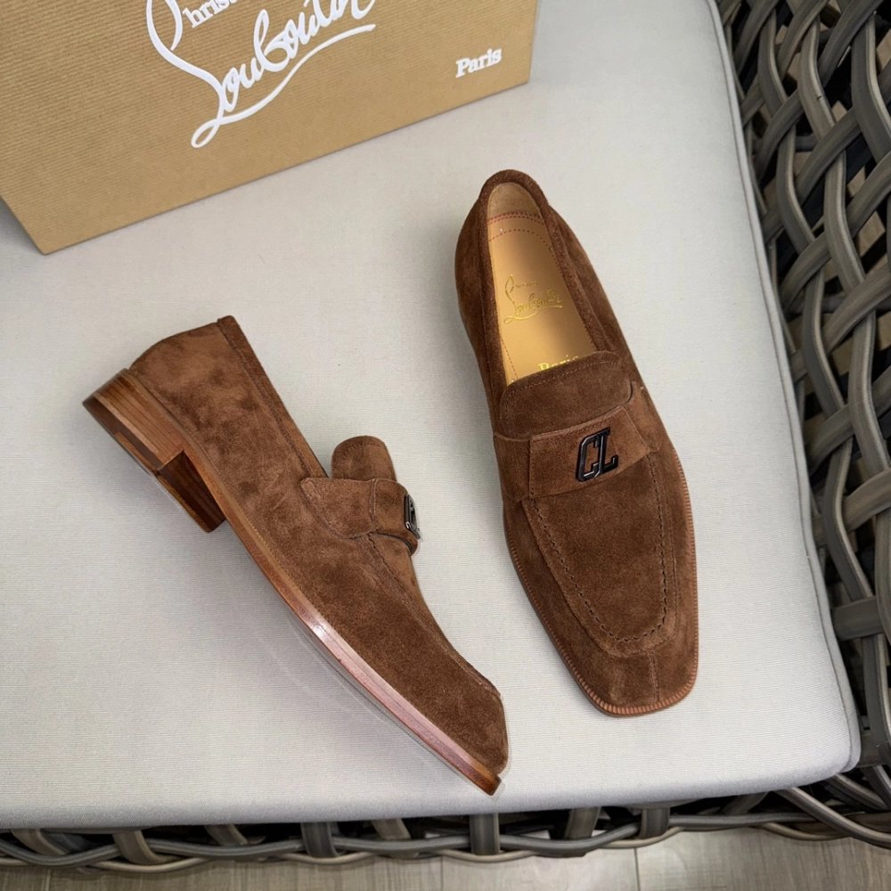 Christian Louboutin leather shoes 052,Oxfords,Christian Louboutin Sneakers,Luxury Shoes