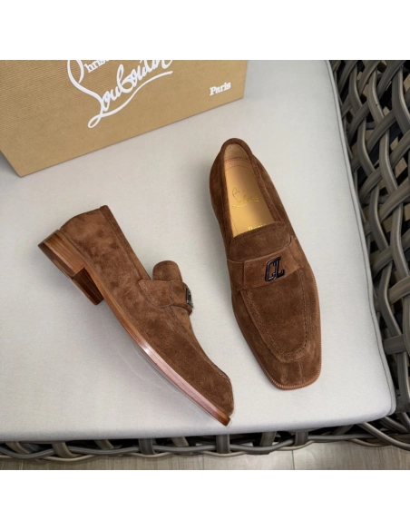 Christian Louboutin leather shoes 052,Oxfords,Christian Louboutin Sneakers,Luxury Shoes