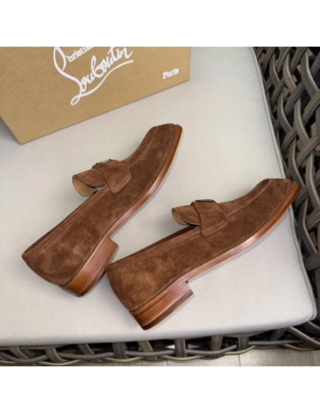 Christian Louboutin leather shoes 052,Oxfords,Christian Louboutin Sneakers,Luxury Shoes