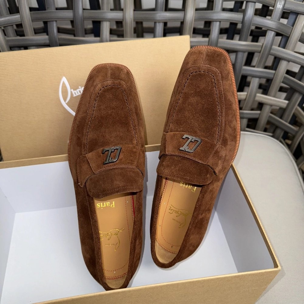Christian Louboutin leather shoes 052,Oxfords,Christian Louboutin Sneakers,Luxury Shoes