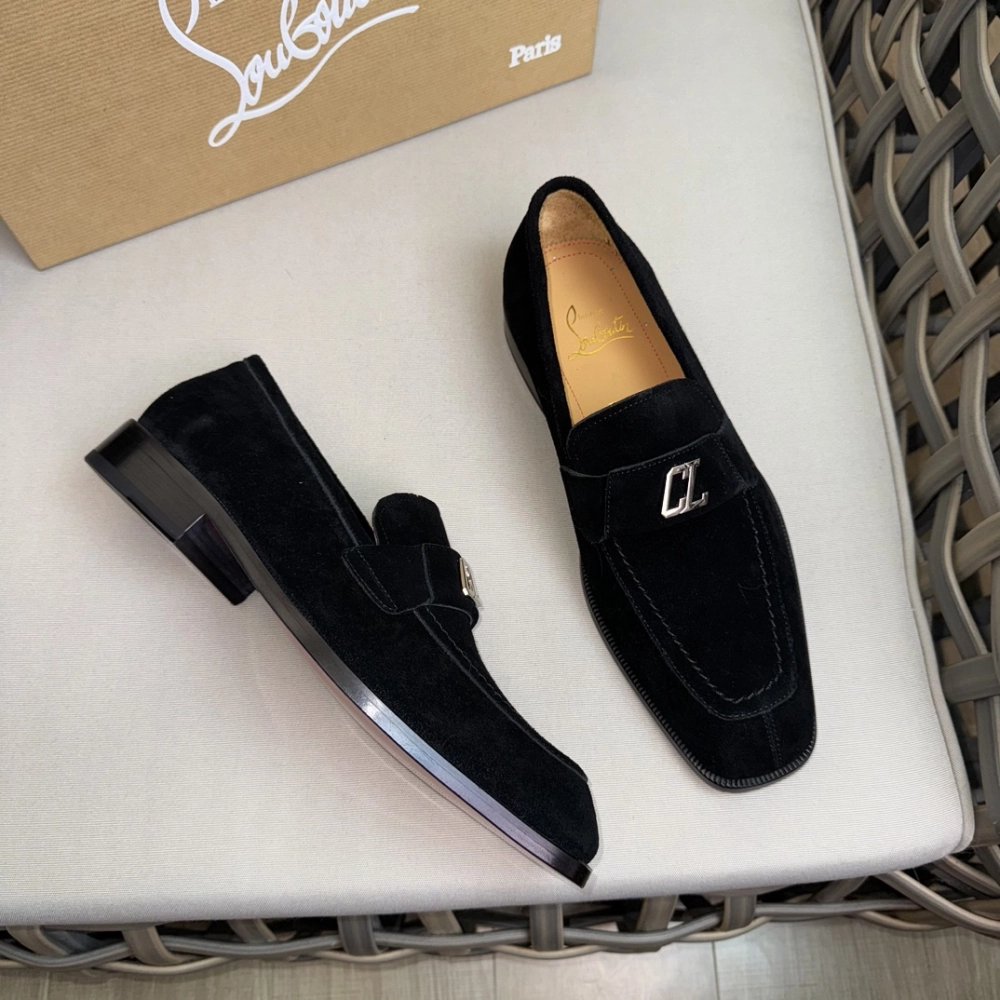 Christian Louboutin leather shoes 053,Oxfords,Christian Louboutin Sneakers,Luxury Shoes