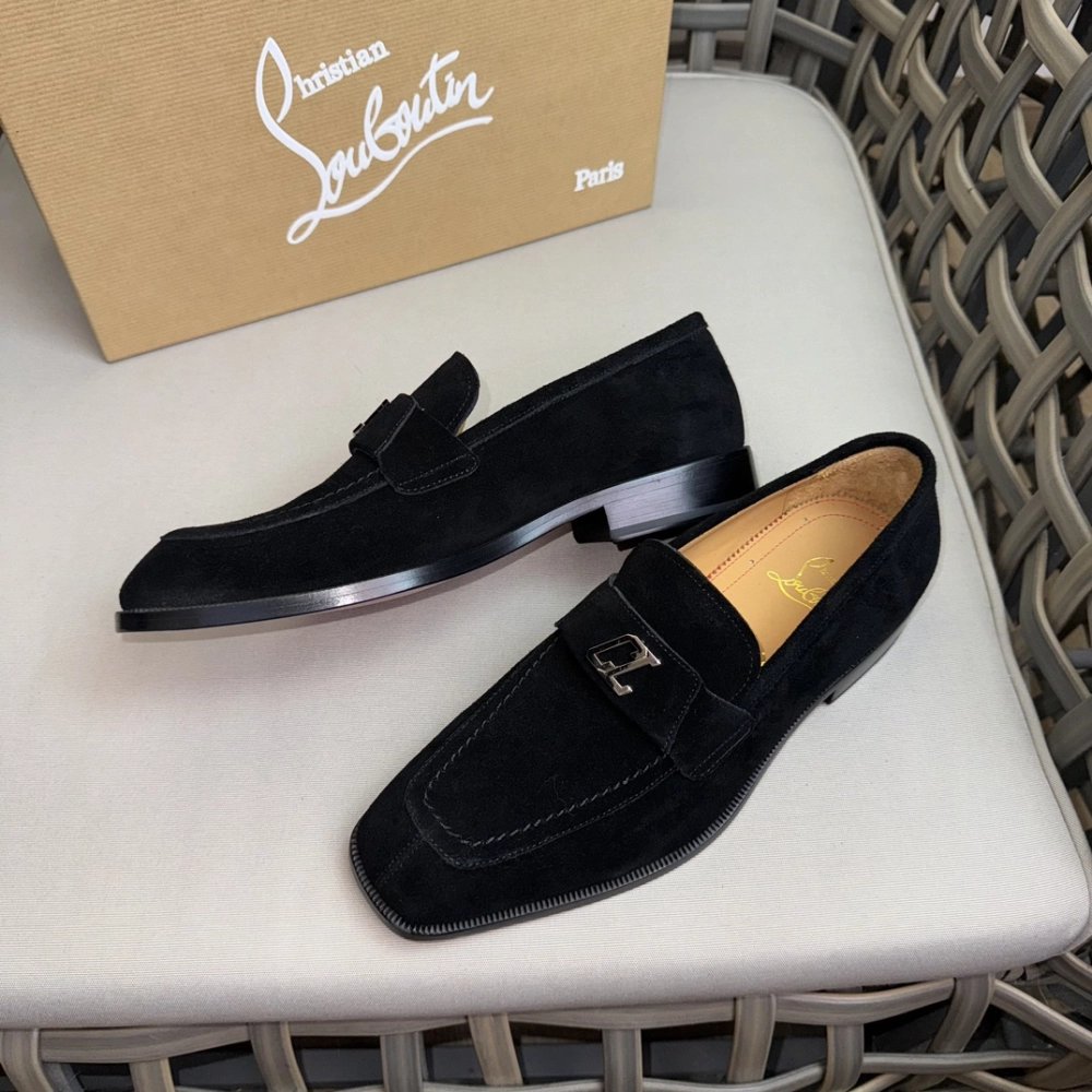 Christian Louboutin leather shoes 053,Oxfords,Christian Louboutin Sneakers,Luxury Shoes