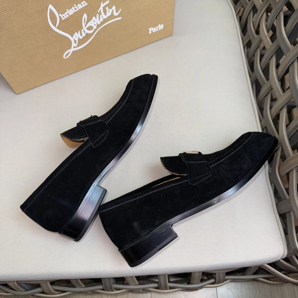 Christian Louboutin leather shoes 053,Oxfords,Christian Louboutin Sneakers,Luxury Shoes