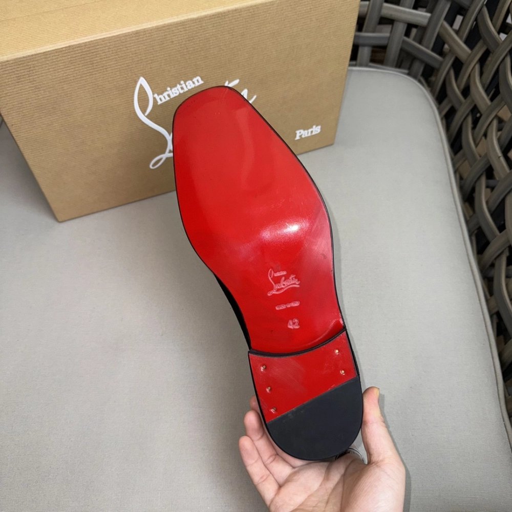 Christian Louboutin leather shoes 053,Oxfords,Christian Louboutin Sneakers,Luxury Shoes