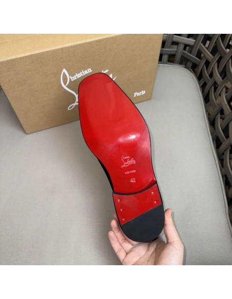 Christian Louboutin leather shoes 053,Oxfords,Christian Louboutin Sneakers,Luxury Shoes