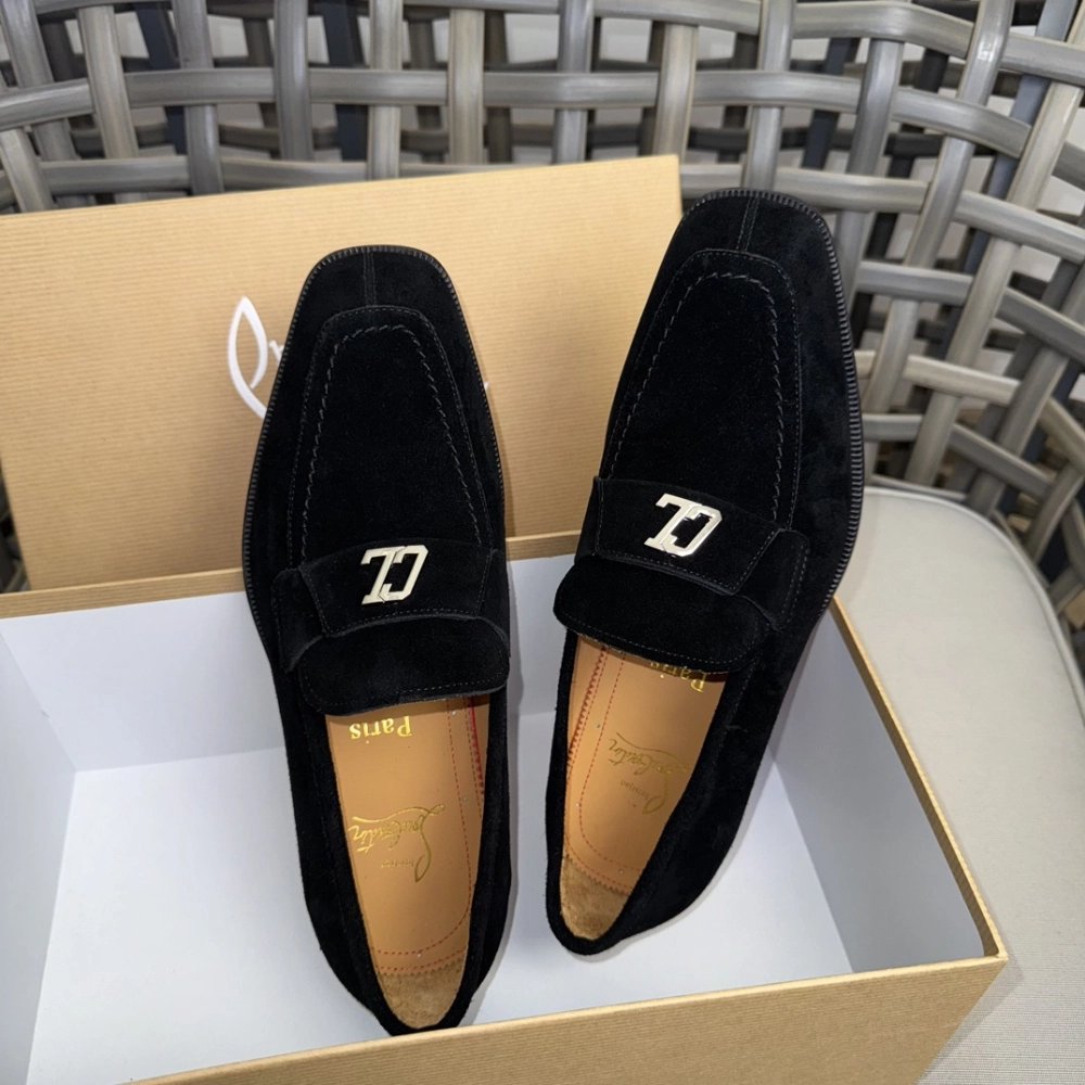 Christian Louboutin leather shoes 053,Oxfords,Christian Louboutin Sneakers,Luxury Shoes