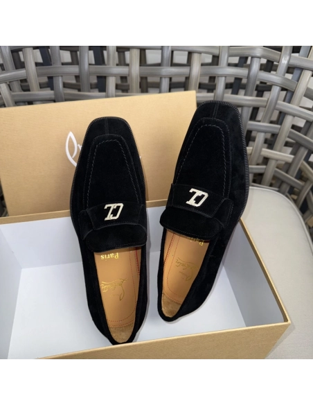 Christian Louboutin leather shoes 053,Oxfords,Christian Louboutin Sneakers,Luxury Shoes