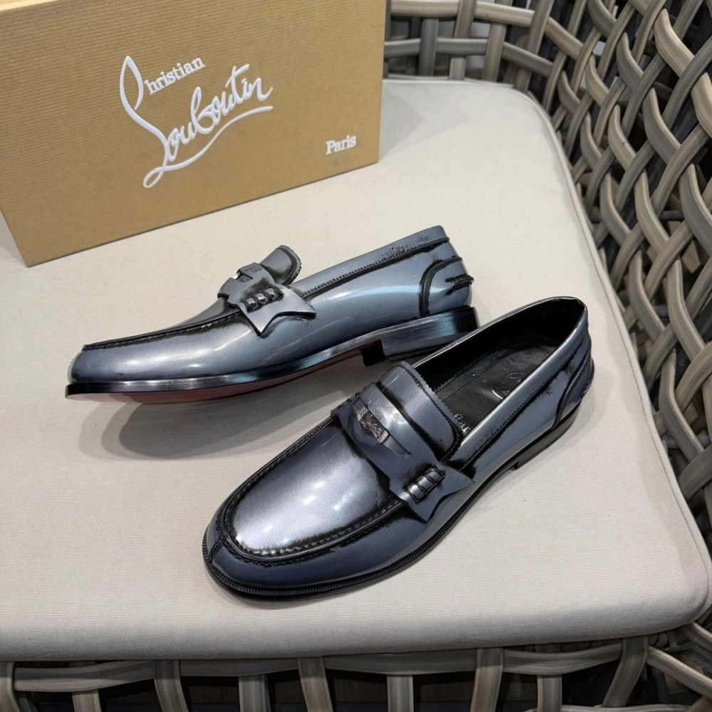 Christian Louboutin leather shoes 054,Oxfords,Christian Louboutin Sneakers,Luxury Shoes