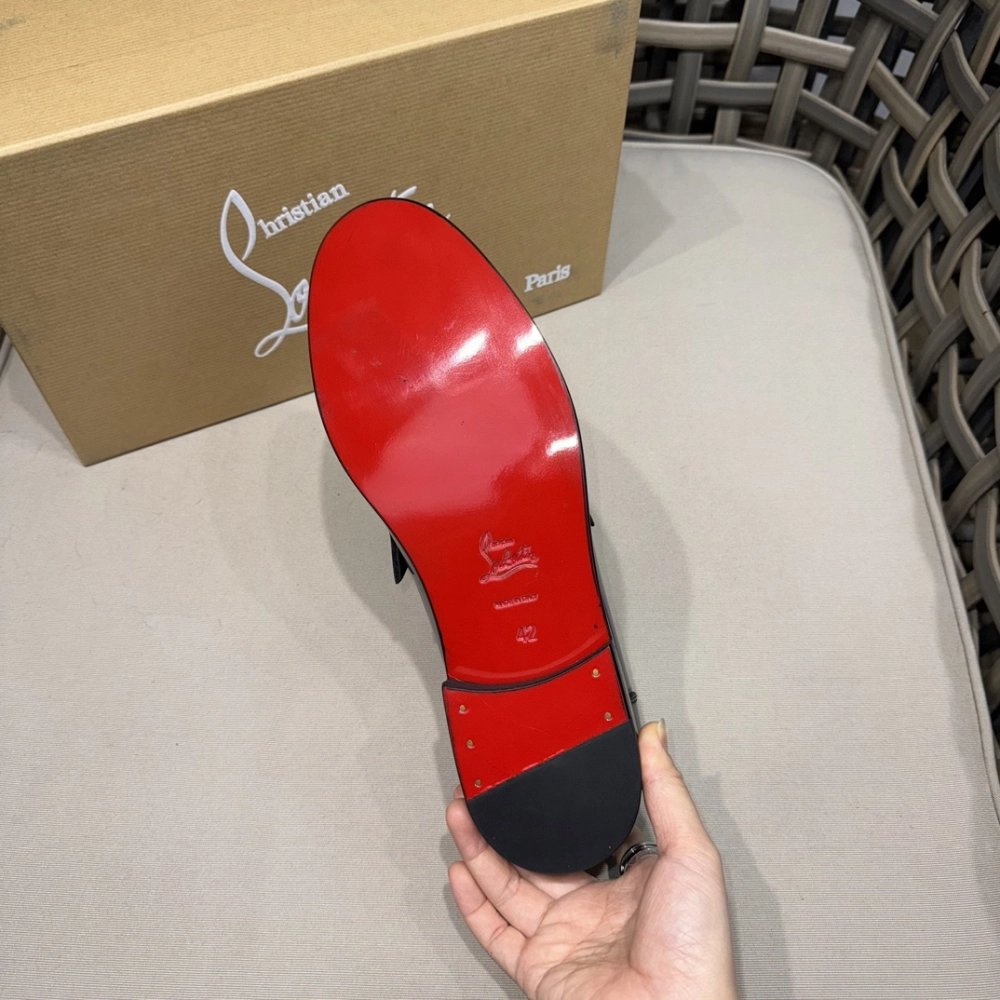 Christian Louboutin leather shoes 054,Oxfords,Christian Louboutin Sneakers,Luxury Shoes
