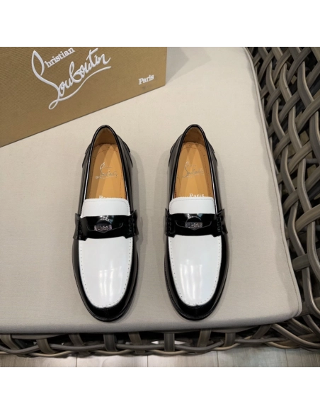 Christian Louboutin leather shoes 055,Oxfords,Christian Louboutin Sneakers,Luxury Shoes