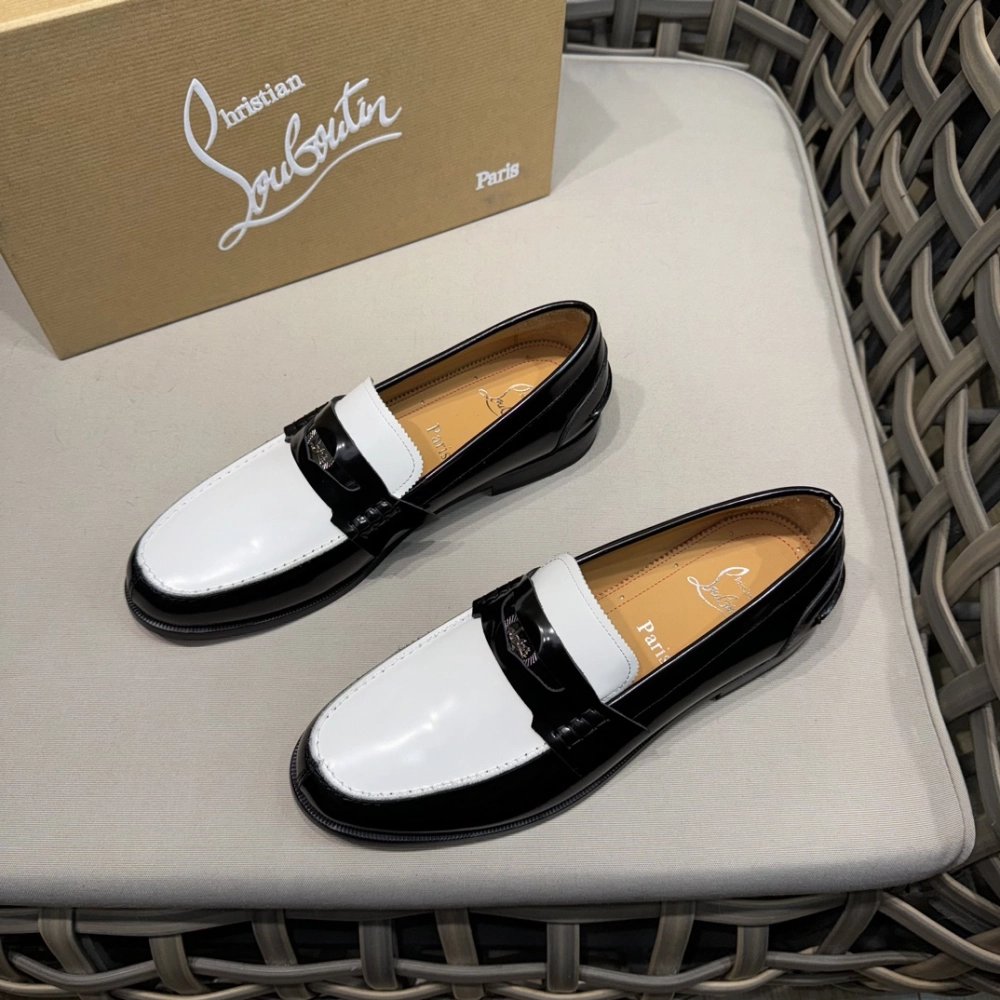 Christian Louboutin leather shoes 055,Oxfords,Christian Louboutin Sneakers,Luxury Shoes