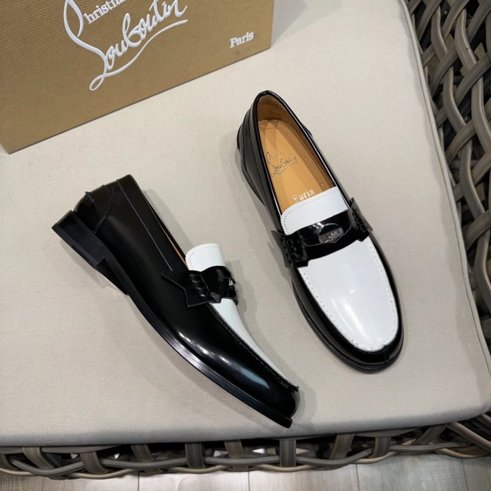 Christian Louboutin leather shoes 055,Oxfords,Christian Louboutin Sneakers,Luxury Shoes