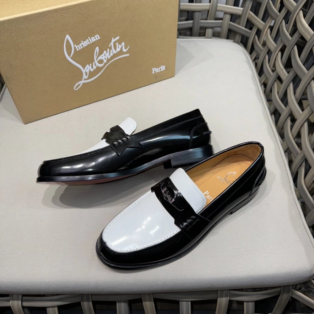 Christian Louboutin leather shoes 055,Oxfords,Christian Louboutin Sneakers,Luxury Shoes