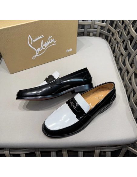 Christian Louboutin leather shoes 055,Oxfords,Christian Louboutin Sneakers,Luxury Shoes