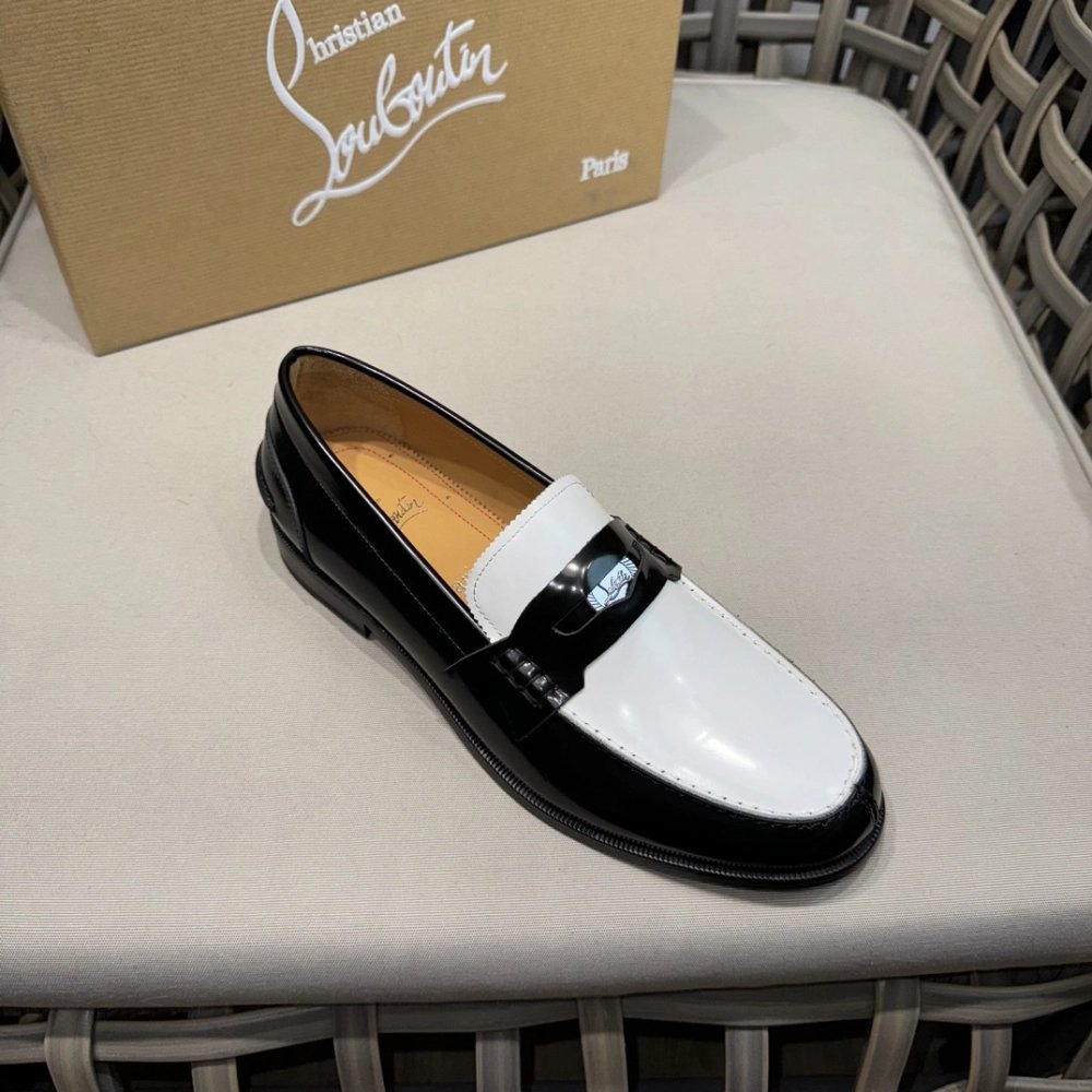Christian Louboutin leather shoes 055,Oxfords,Christian Louboutin Sneakers,Luxury Shoes