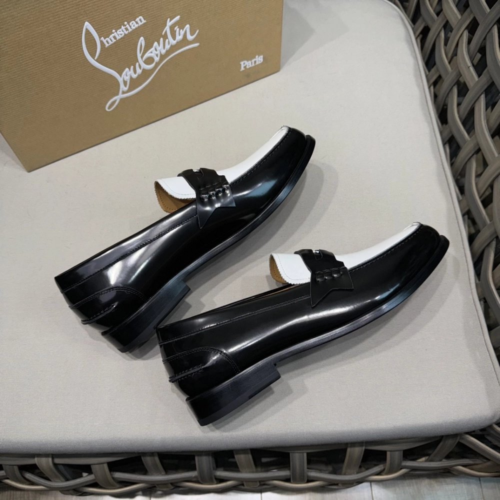 Christian Louboutin leather shoes 055,Oxfords,Christian Louboutin Sneakers,Luxury Shoes