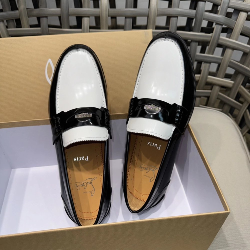 Christian Louboutin leather shoes 055,Oxfords,Christian Louboutin Sneakers,Luxury Shoes