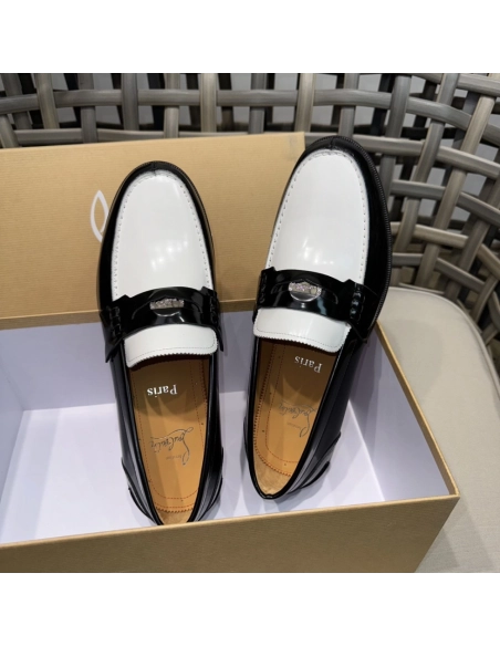 Christian Louboutin leather shoes 055,Oxfords,Christian Louboutin Sneakers,Luxury Shoes