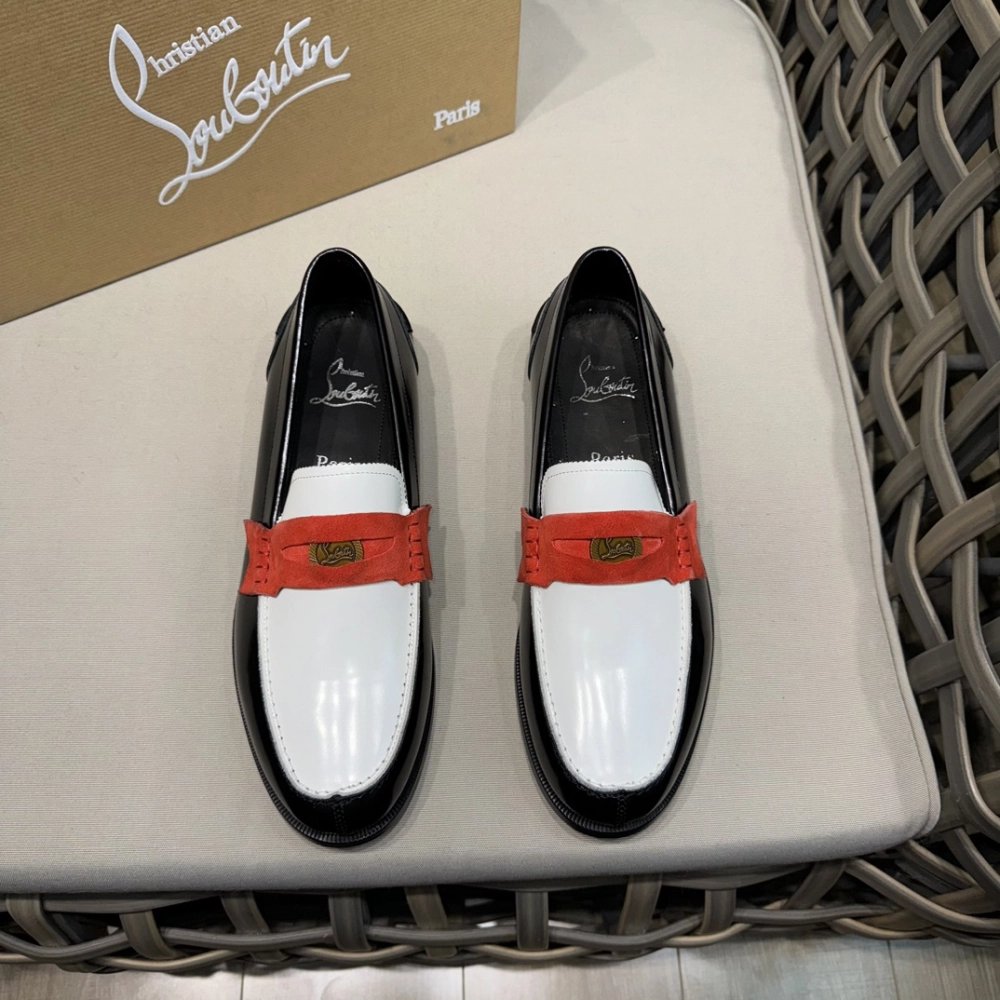 Christian Louboutin leather shoes 056,Oxfords,Christian Louboutin Sneakers,Luxury Shoes