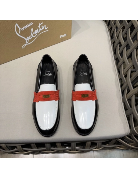 Christian Louboutin leather shoes 056,Oxfords,Christian Louboutin Sneakers,Luxury Shoes