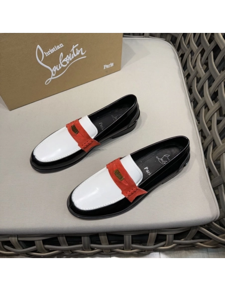 Christian Louboutin leather shoes 056,Oxfords,Christian Louboutin Sneakers,Luxury Shoes