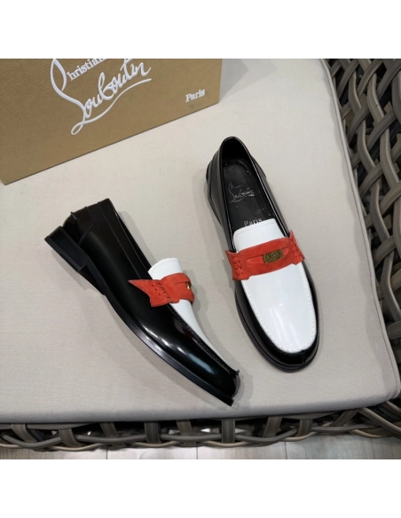 Christian Louboutin leather shoes 056,Oxfords,Christian Louboutin Sneakers,Luxury Shoes
