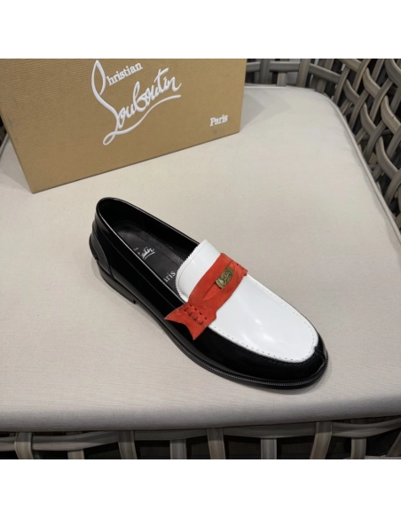 Christian Louboutin leather shoes 056,Oxfords,Christian Louboutin Sneakers,Luxury Shoes
