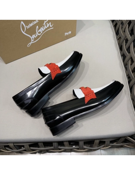 Christian Louboutin leather shoes 056,Oxfords,Christian Louboutin Sneakers,Luxury Shoes