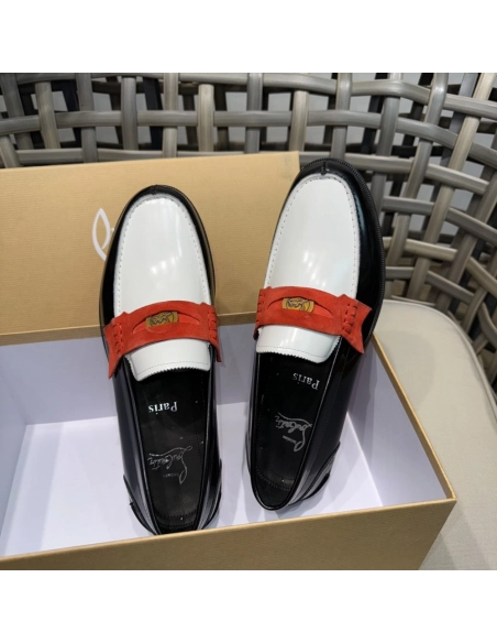 Christian Louboutin leather shoes 056,Oxfords,Christian Louboutin Sneakers,Luxury Shoes
