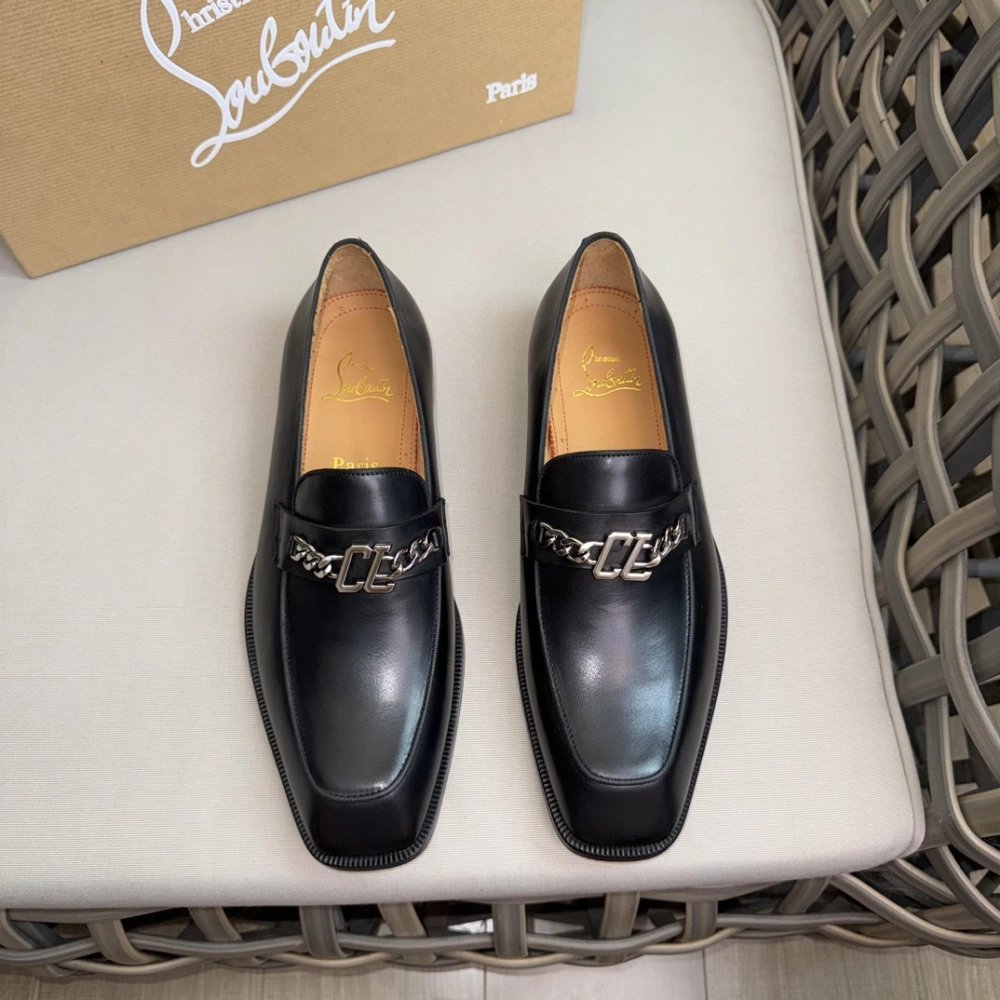 Christian Louboutin leather shoes 057,Oxfords,Christian Louboutin Sneakers,Luxury Shoes