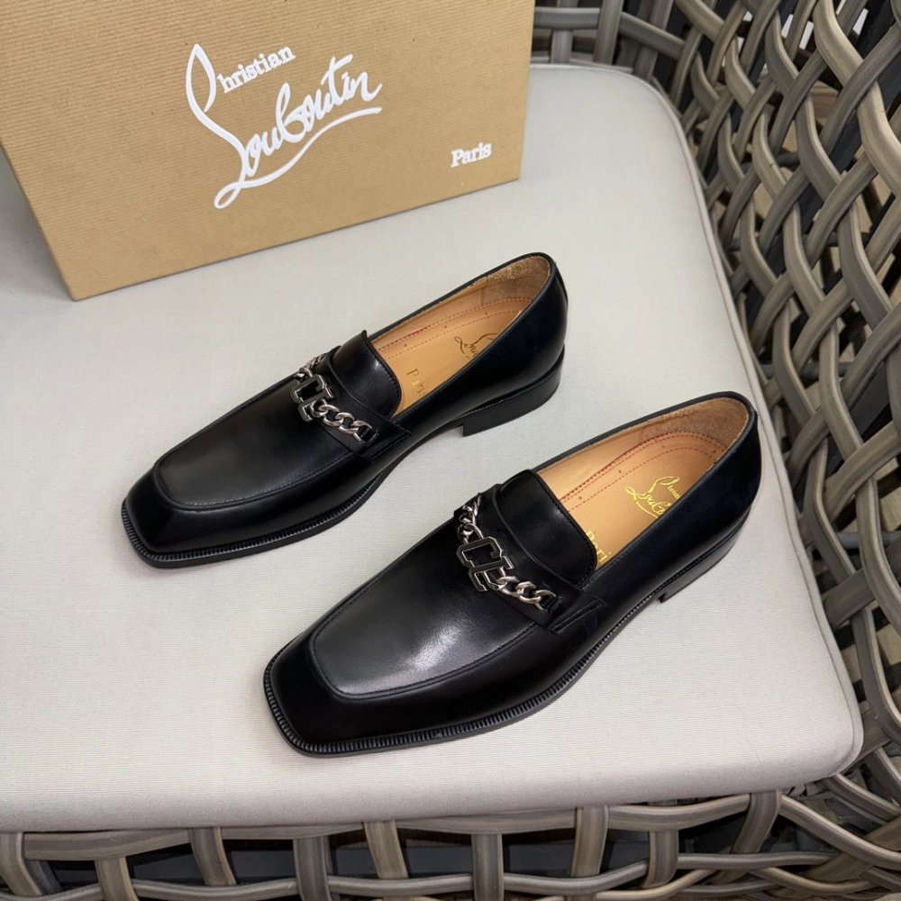 Christian Louboutin leather shoes 057,Oxfords,Christian Louboutin Sneakers,Luxury Shoes