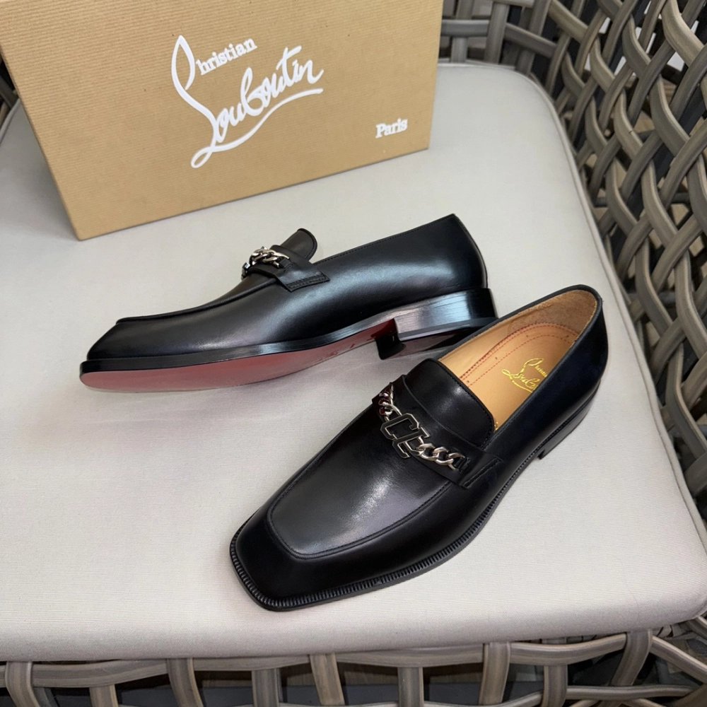Christian Louboutin leather shoes 057,Oxfords,Christian Louboutin Sneakers,Luxury Shoes