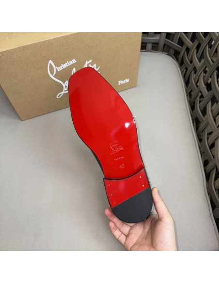 Christian Louboutin leather shoes 057,Oxfords,Christian Louboutin Sneakers,Luxury Shoes