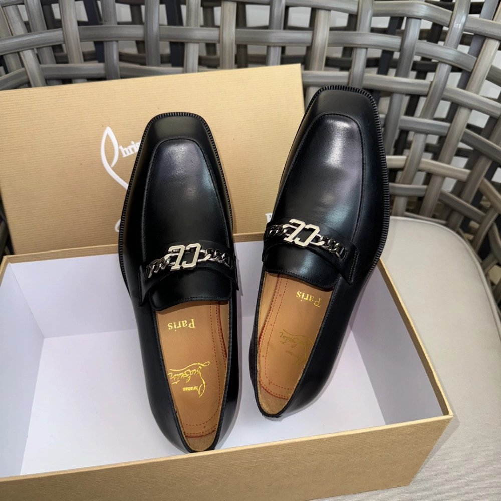 Christian Louboutin leather shoes 057,Oxfords,Christian Louboutin Sneakers,Luxury Shoes