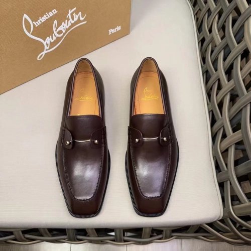 Christian Louboutin leather shoes 058,Oxfords,Christian Louboutin Sneakers,Luxury Shoes