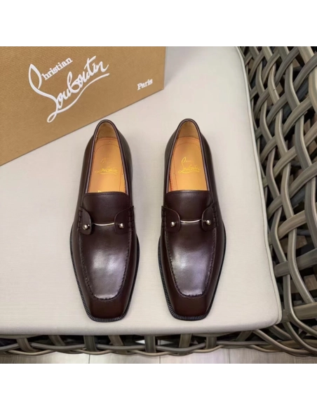 Christian Louboutin leather shoes 058,Oxfords,Christian Louboutin Sneakers,Luxury Shoes