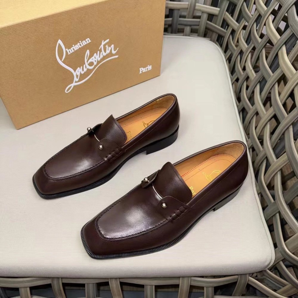 Christian Louboutin leather shoes 058,Oxfords,Christian Louboutin Sneakers,Luxury Shoes