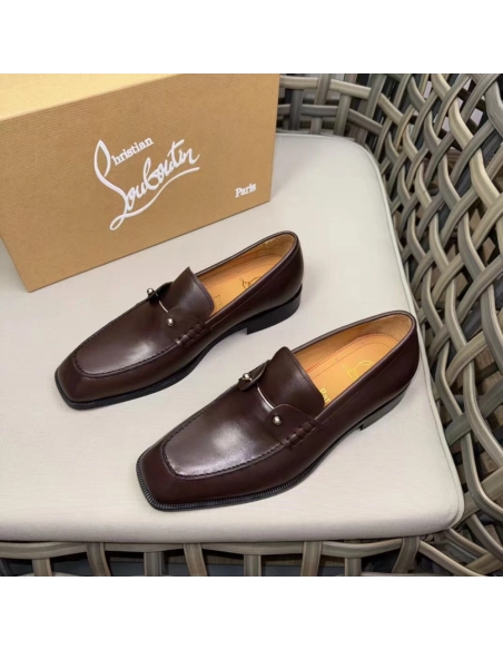 Christian Louboutin leather shoes 058,Oxfords,Christian Louboutin Sneakers,Luxury Shoes