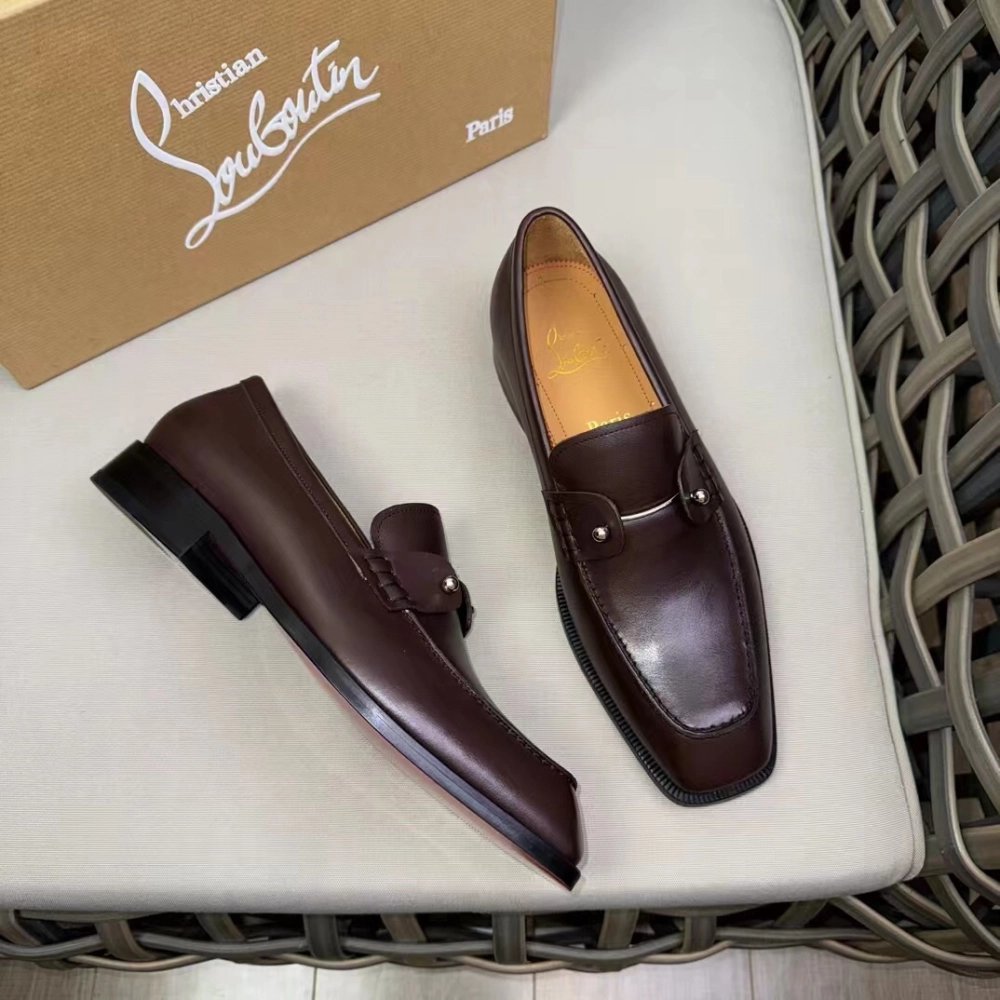 Christian Louboutin leather shoes 058,Oxfords,Christian Louboutin Sneakers,Luxury Shoes