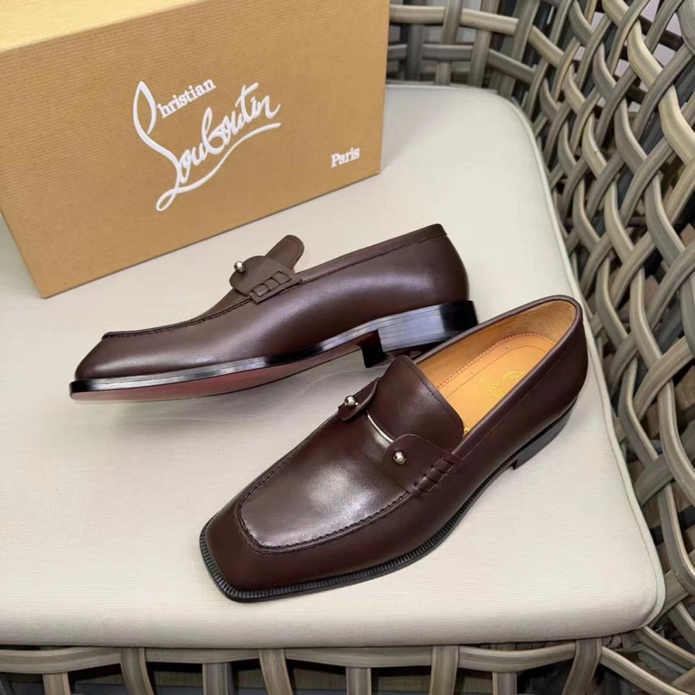 Christian Louboutin leather shoes 058,Oxfords,Christian Louboutin Sneakers,Luxury Shoes
