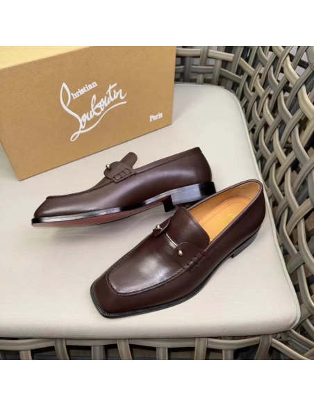 Christian Louboutin leather shoes 058,Oxfords,Christian Louboutin Sneakers,Luxury Shoes