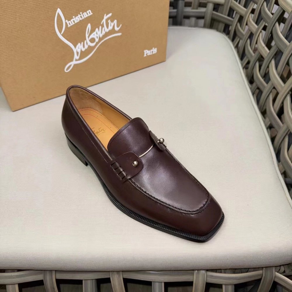Christian Louboutin leather shoes 058,Oxfords,Christian Louboutin Sneakers,Luxury Shoes