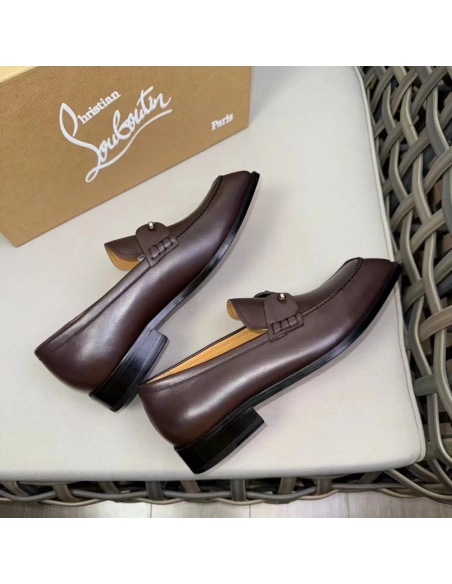Christian Louboutin leather shoes 058,Oxfords,Christian Louboutin Sneakers,Luxury Shoes