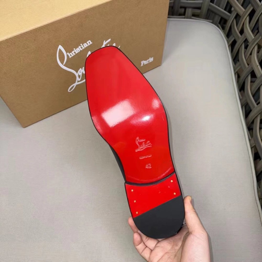 Christian Louboutin leather shoes 058,Oxfords,Christian Louboutin Sneakers,Luxury Shoes