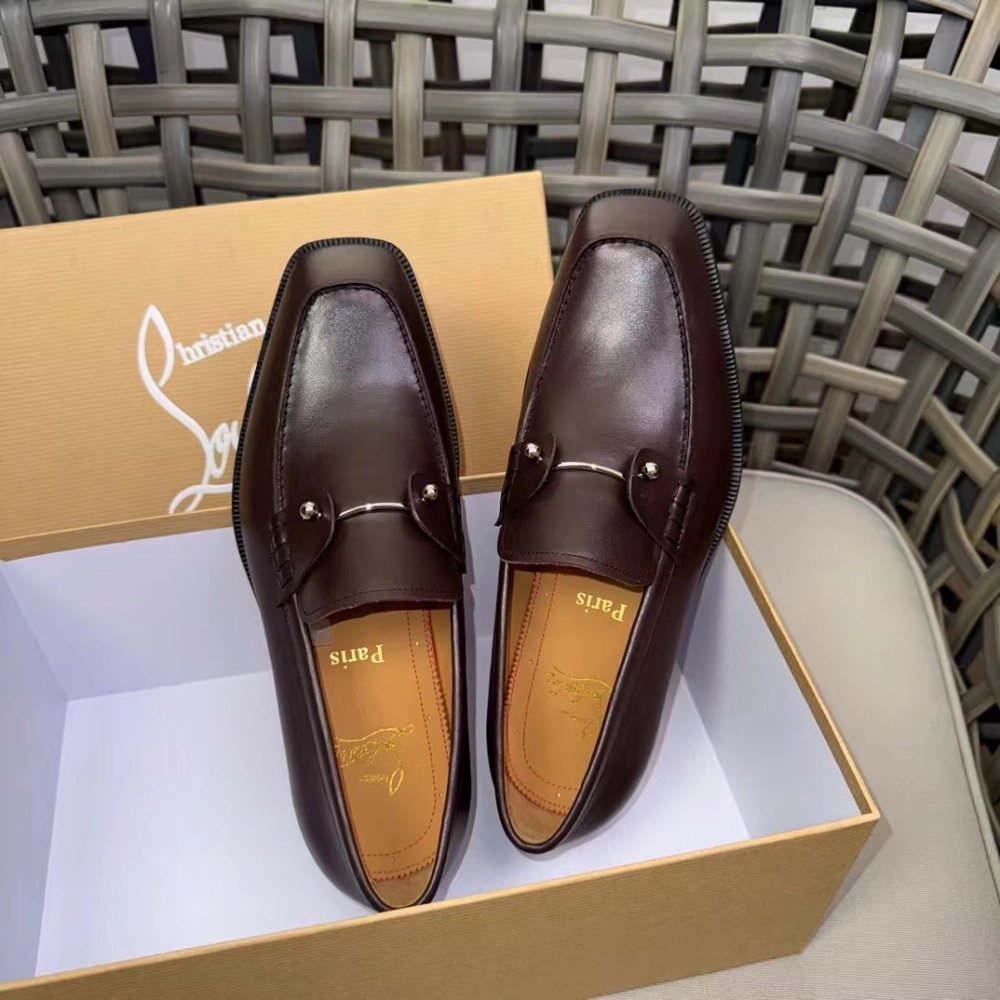 Christian Louboutin leather shoes 058,Oxfords,Christian Louboutin Sneakers,Luxury Shoes