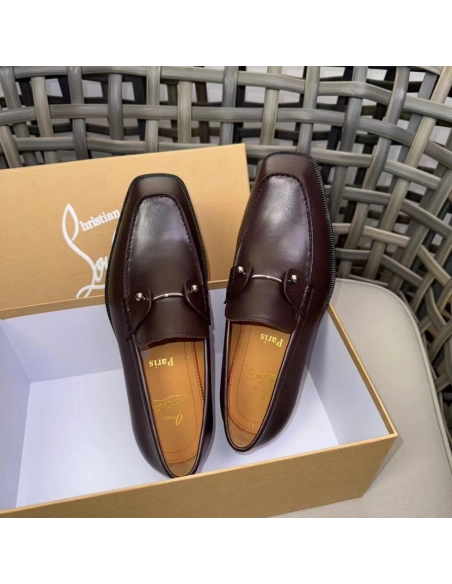 Christian Louboutin leather shoes 058,Oxfords,Christian Louboutin Sneakers,Luxury Shoes