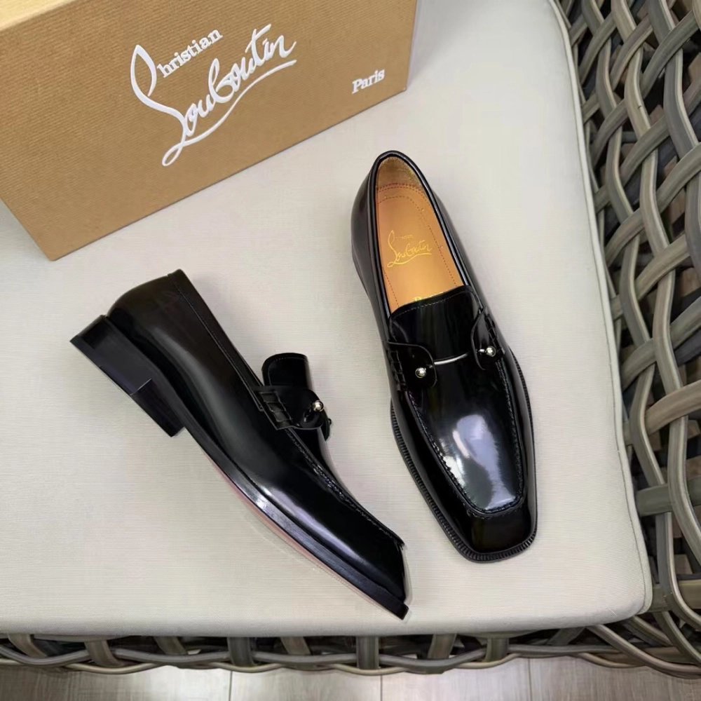 Christian Louboutin leather shoes 060,Oxfords,Christian Louboutin Sneakers,Luxury Shoes