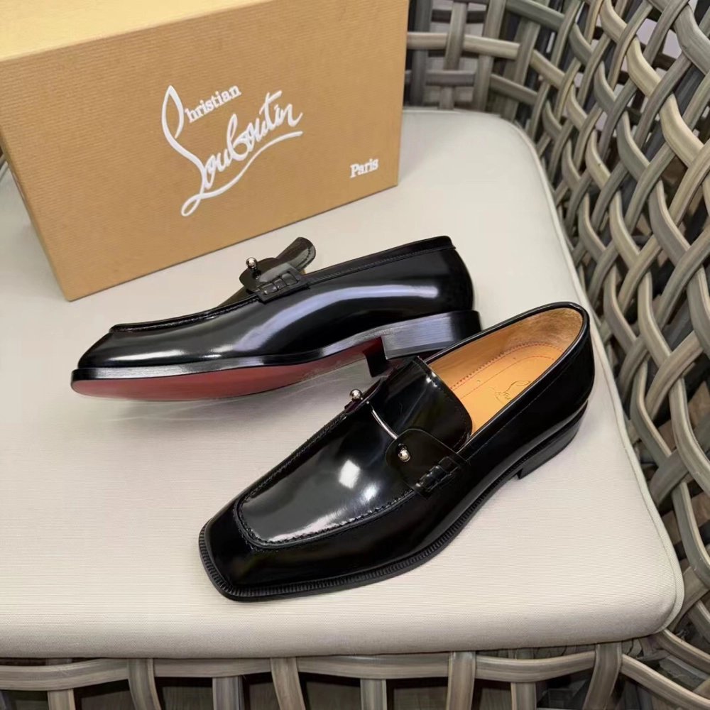 Christian Louboutin leather shoes 060,Oxfords,Christian Louboutin Sneakers,Luxury Shoes