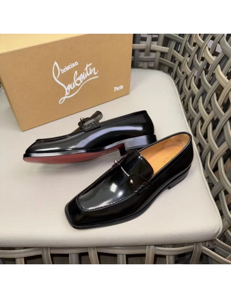 Christian Louboutin leather shoes 060,Oxfords,Christian Louboutin Sneakers,Luxury Shoes