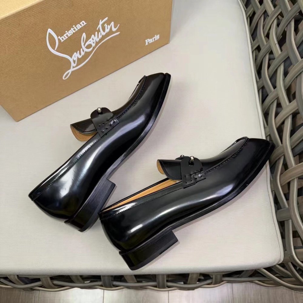 Christian Louboutin leather shoes 060,Oxfords,Christian Louboutin Sneakers,Luxury Shoes